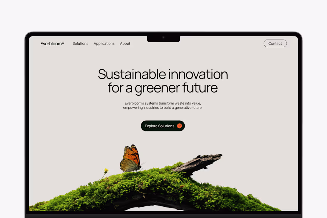 Cover image for Web design exploration inspired by nature