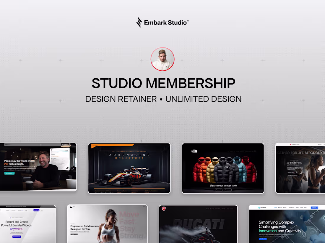 Cover image for Studio Membership - Retainer