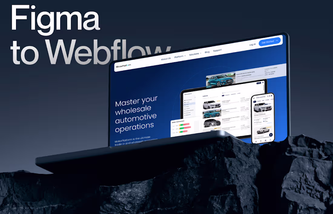 Cover image for Webflow Developer / Figma to Webflow (SaaS)