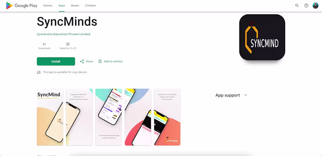 Cover image for The Sync Minds Student App