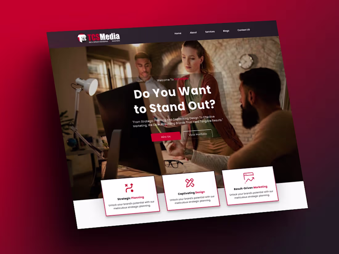 Cover image for Modern Website – Sleek UI/UX