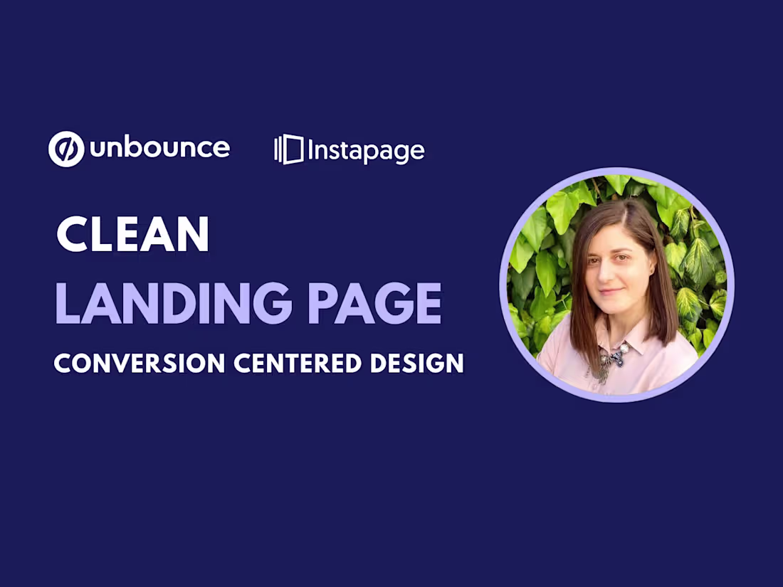 Cover image for Landing page design