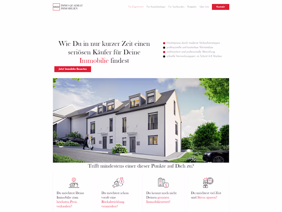 Cover image for Immobilienmakler für Wien - IMMO QUADRAT IMMOBILIEN