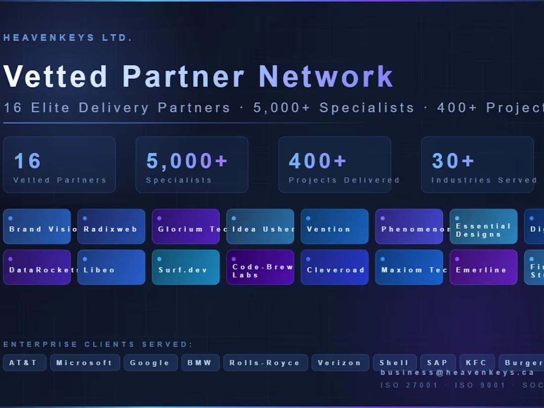 Cover image for Heavenkeys Ltd. — Vetted Partner