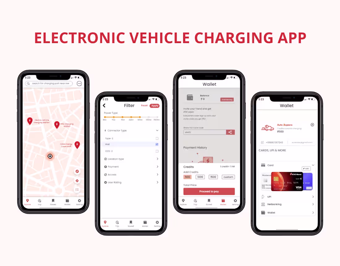Cover image for Electronic Vehicle Charging App (AutoZapions)
