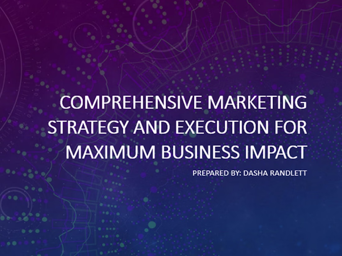 Cover image for Comprehensive Marketing Strategy Services