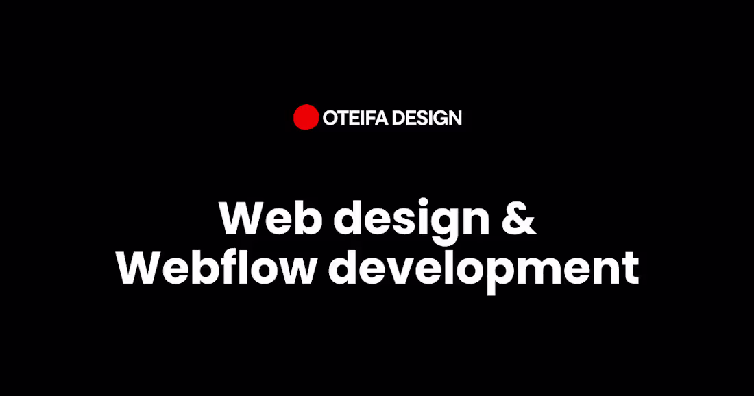 Cover image for Professional Webflow Design & Development