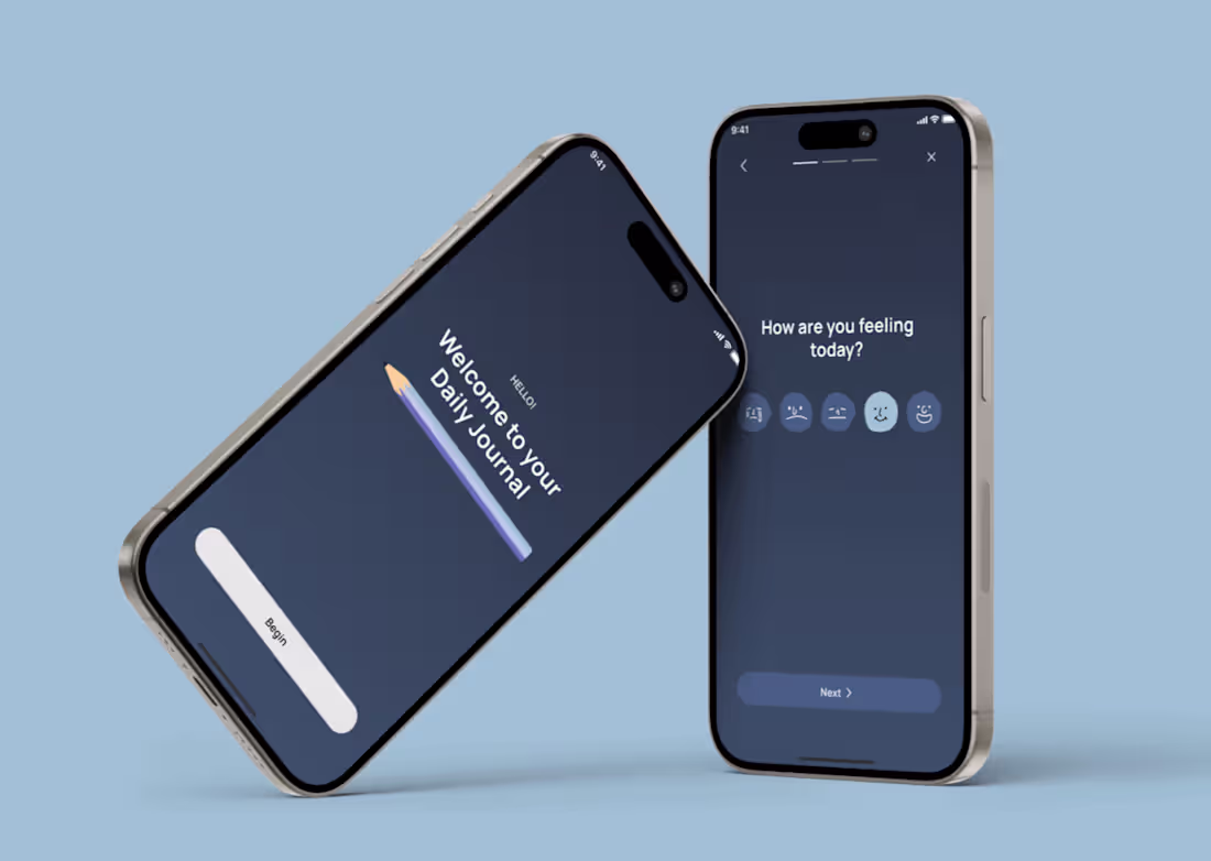 Cover image for Daily Journal - Mobile App Concept