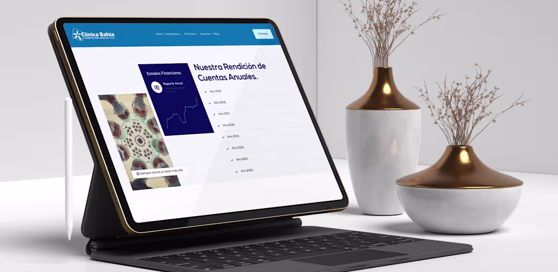 Cover image for Bahia Clinic - Webflow Website