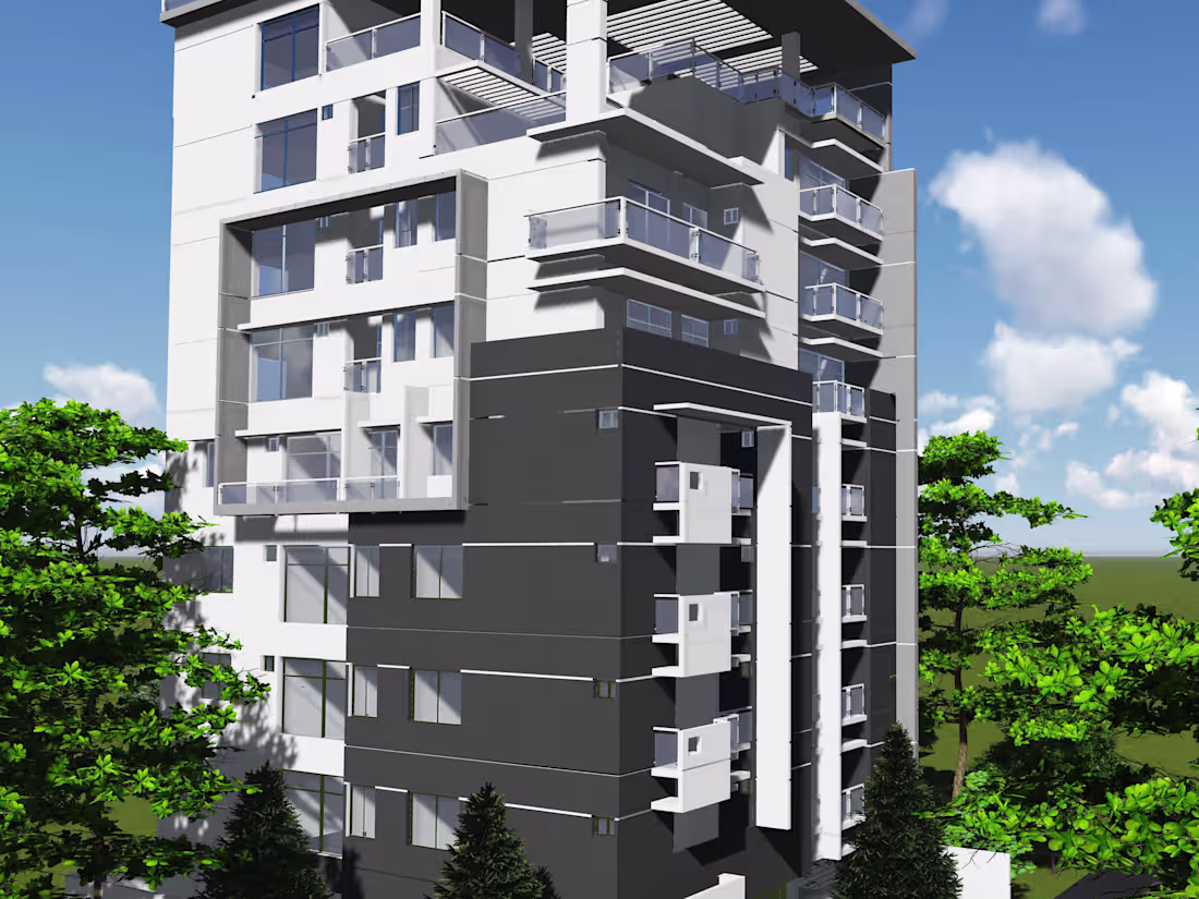 Cover image for Design of a ten storied Apartment Building in "Uttara"