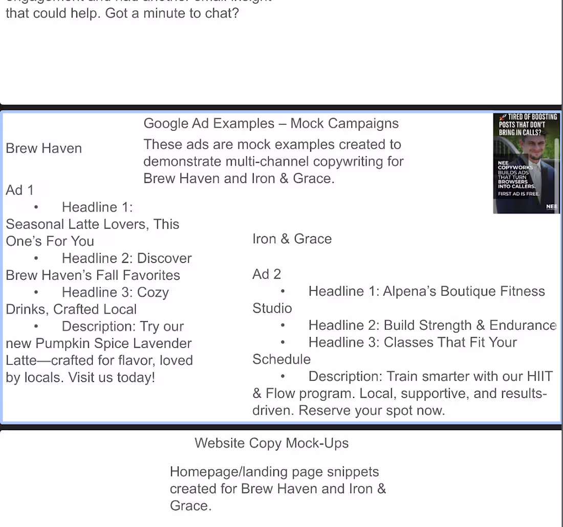 Cover image for Google Ad Campaign – Junk