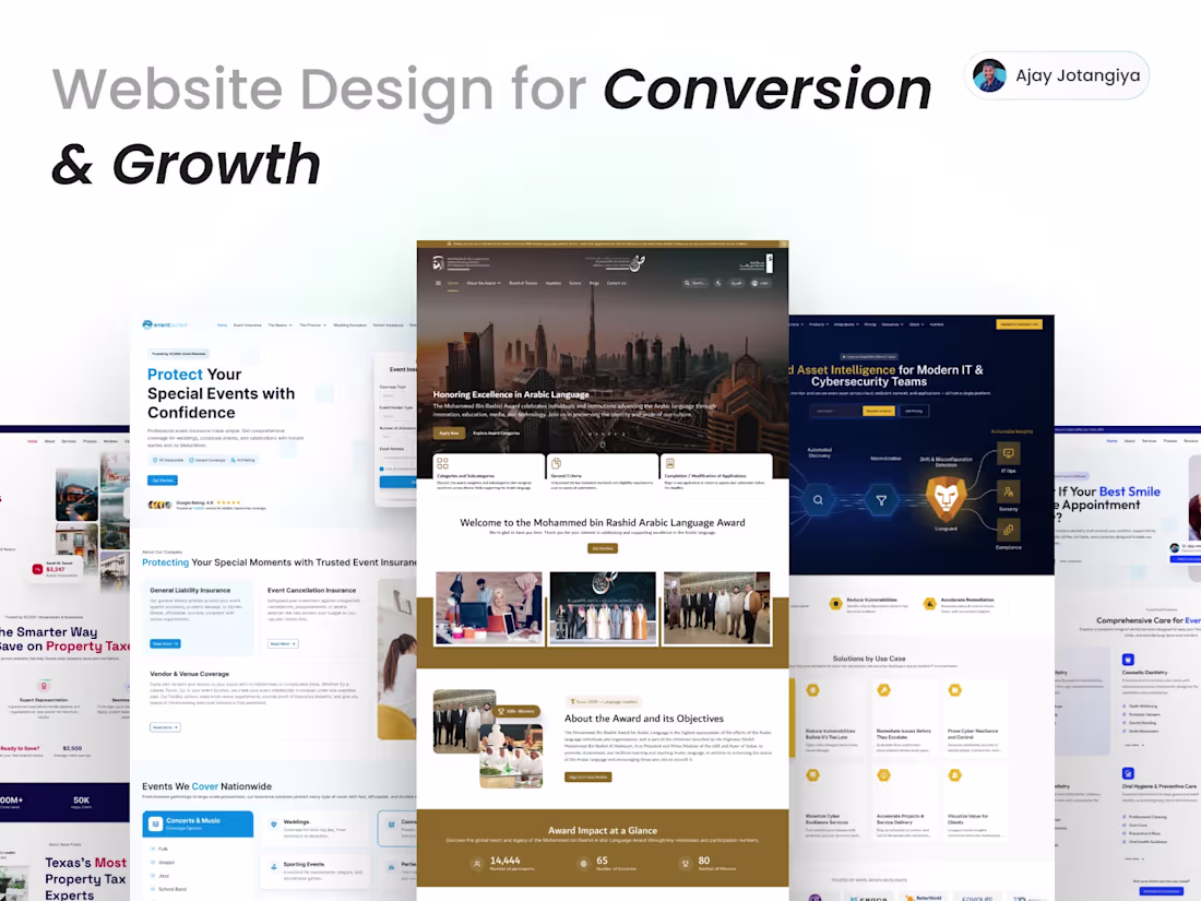 Cover image for Full Website Design for Conversion & Growth