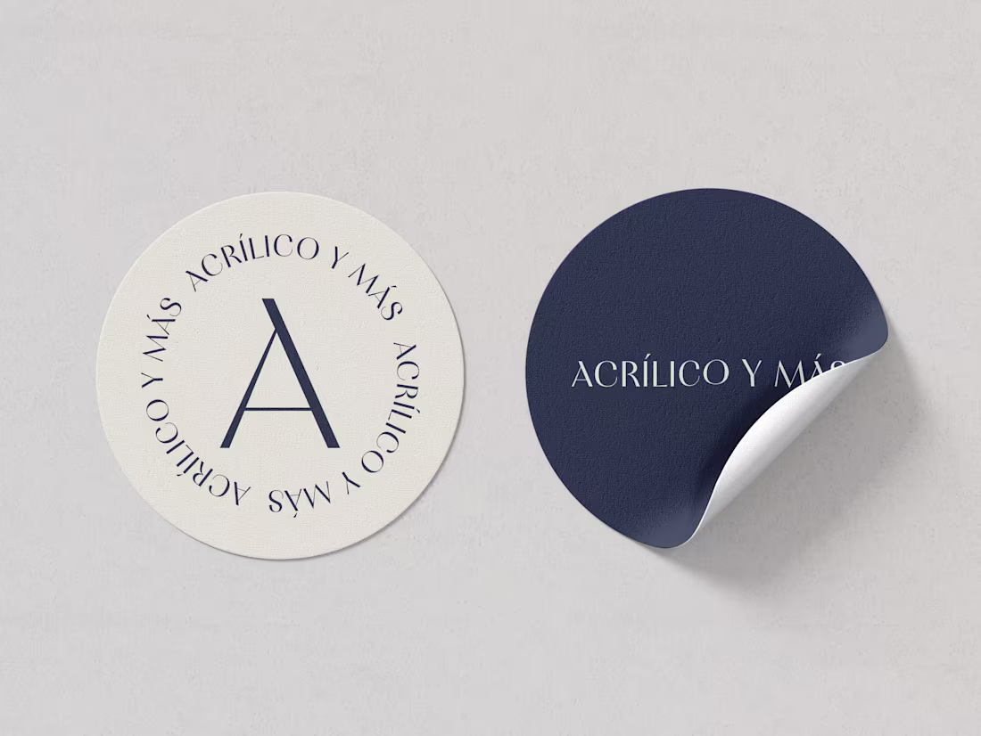 Cover image for Rebranding for Acrílico y Más