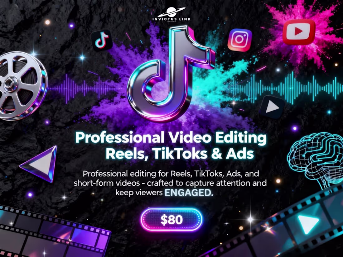 Cover image for Social Media Video Editing — Reels, Ads & Short Clips