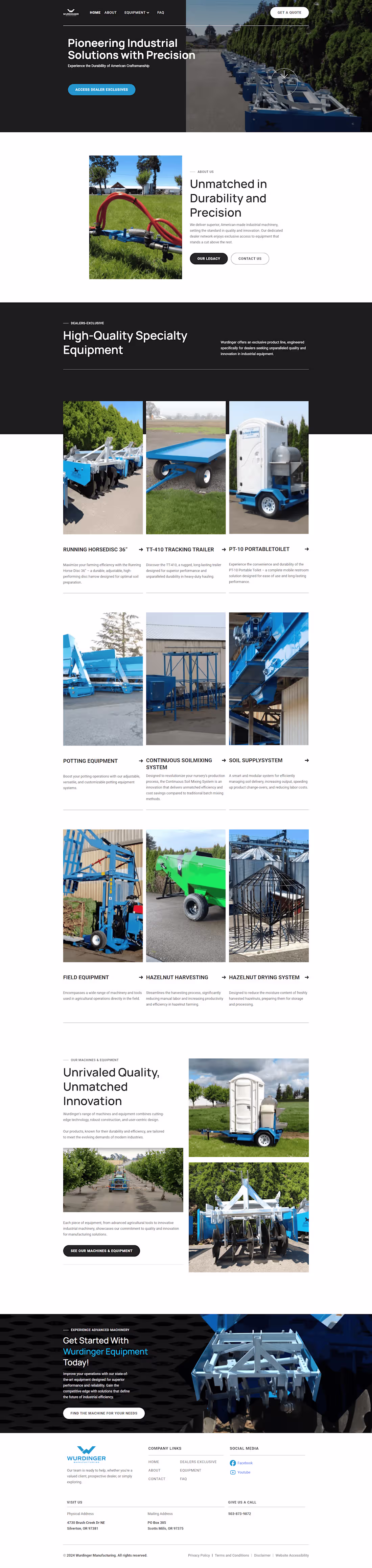 Cover image for Wurdinger Manufacturing