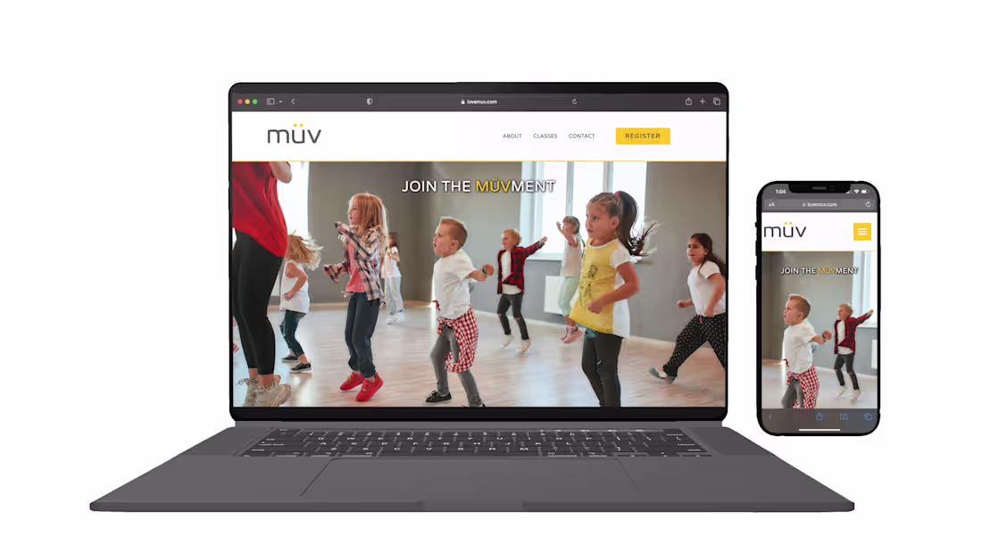 Cover image for MÜV Creative Productions Web Design