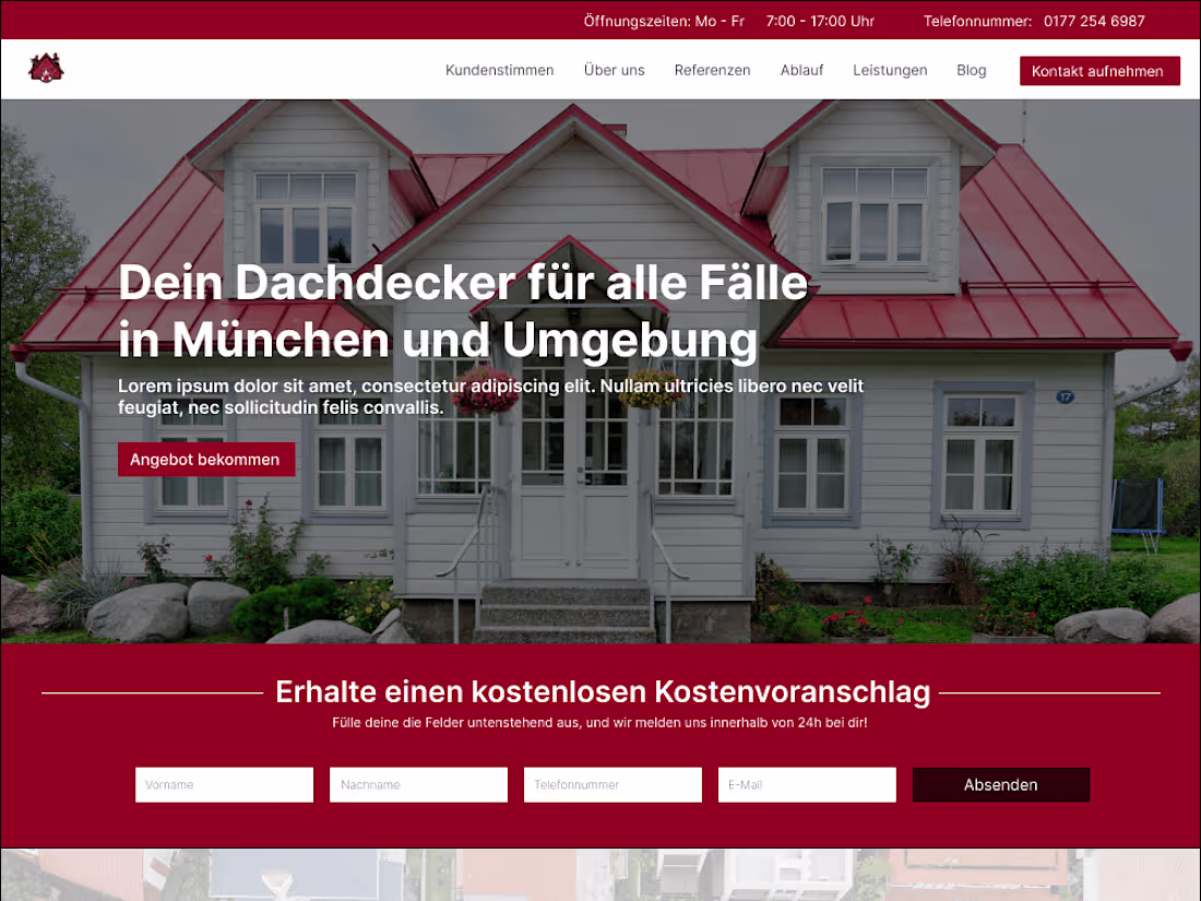 Cover image for Landing page design