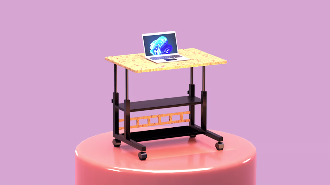 Cover image for Adjustable Table | 3D Product Visualization