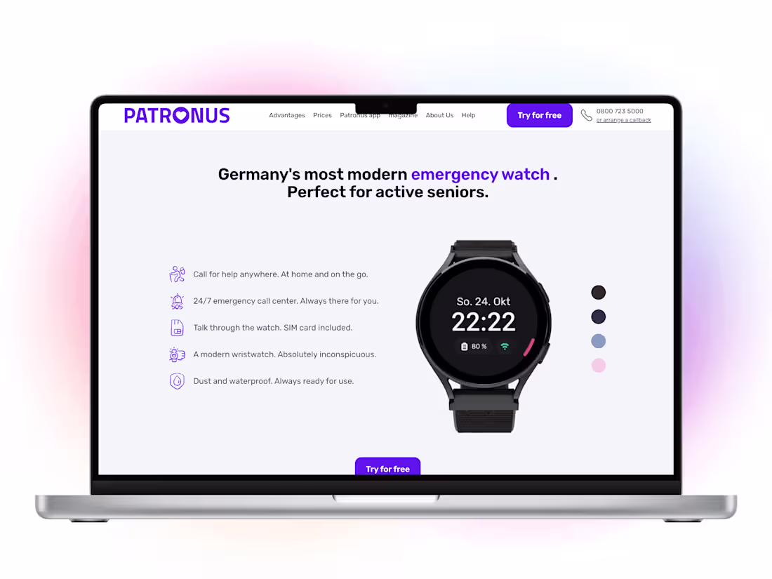 Cover image for https://www.patronus-uhr.de/