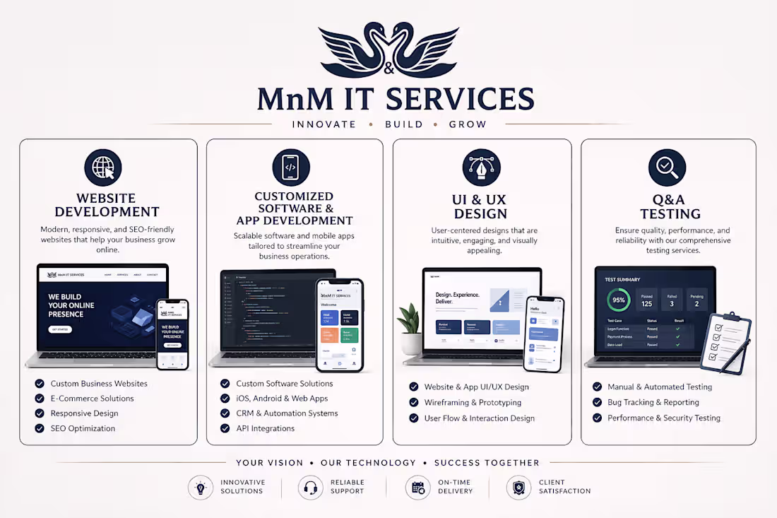 Cover image for 🚀 MnM IT SERVICES –