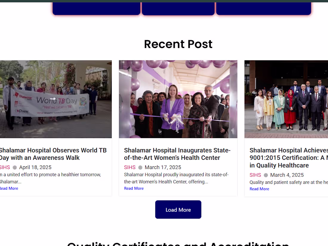 Cover image for Best Hospitals | Shalamar Hospital