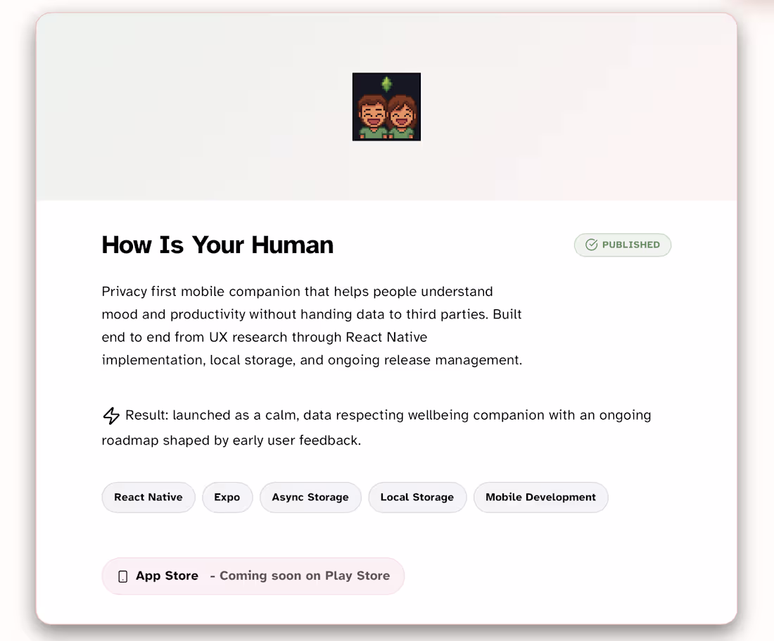 Cover image for Published a privacy first mood