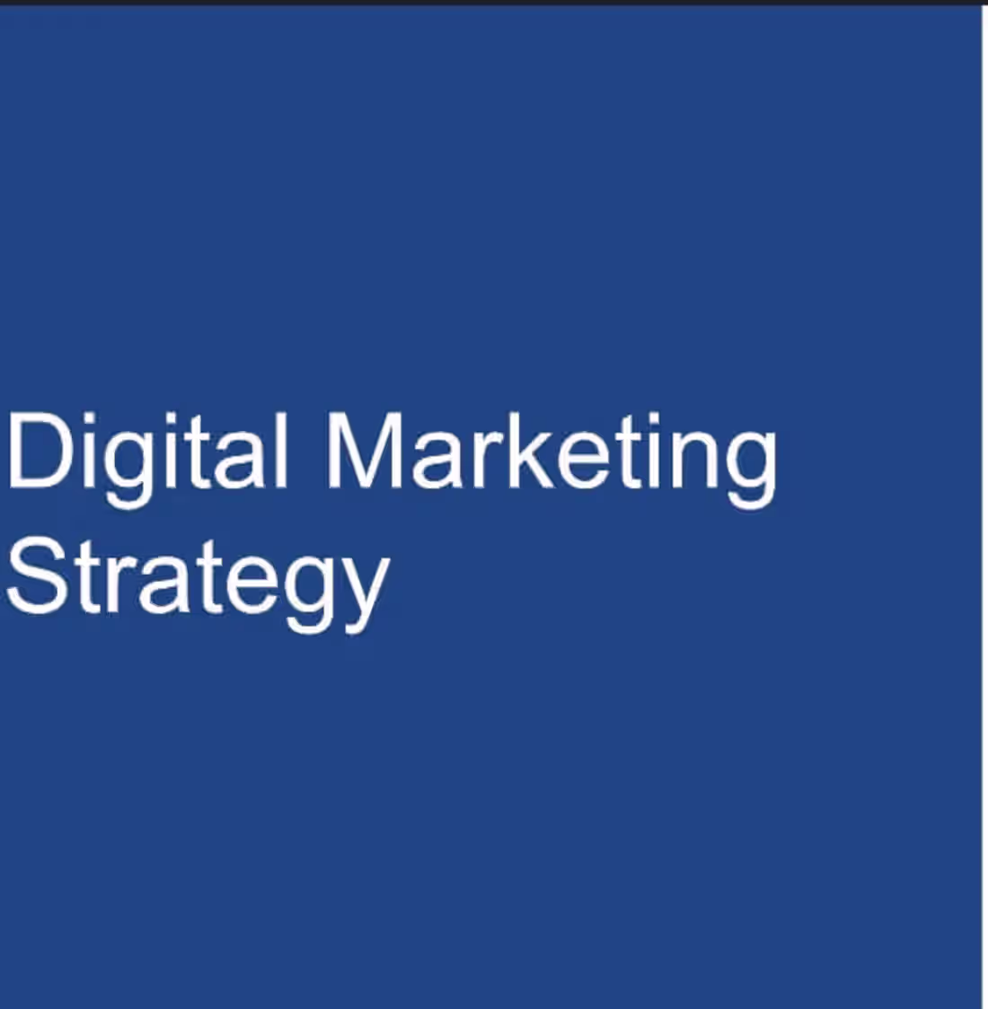 Cover image for Digital Marketing Strategy 