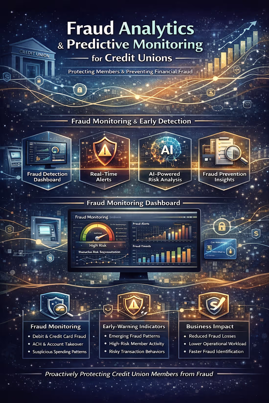 Cover image for Fraud Analytics & Predictive Monitoring for Credit Unions