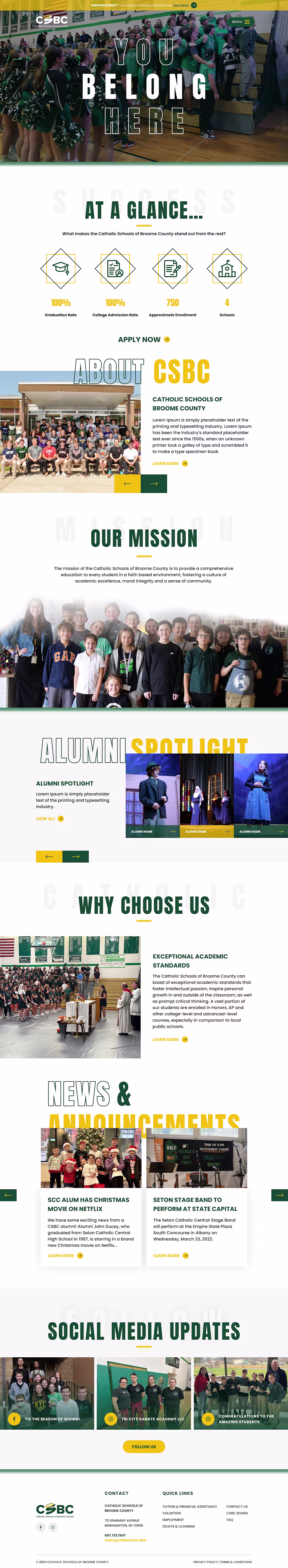 Cover image for Designed and developed the CSBC