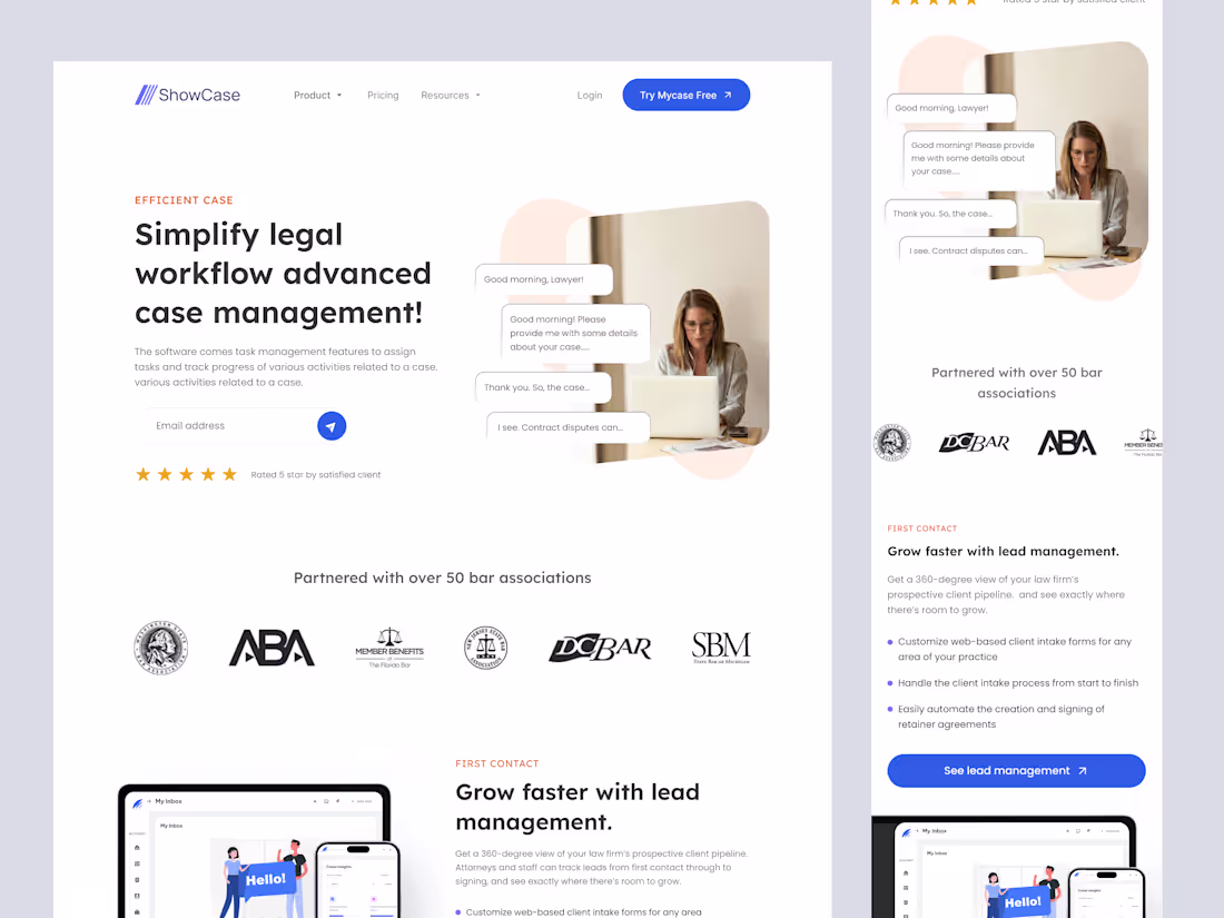 Cover image for Law Firm Website Design