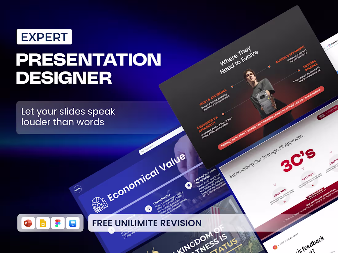 Cover image for I will design PowerPoint Presentation with Animation 