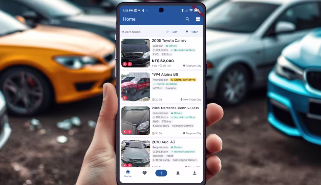 Cover image for Explore Bidauto: Innovative Car Auction Platform with Live B...