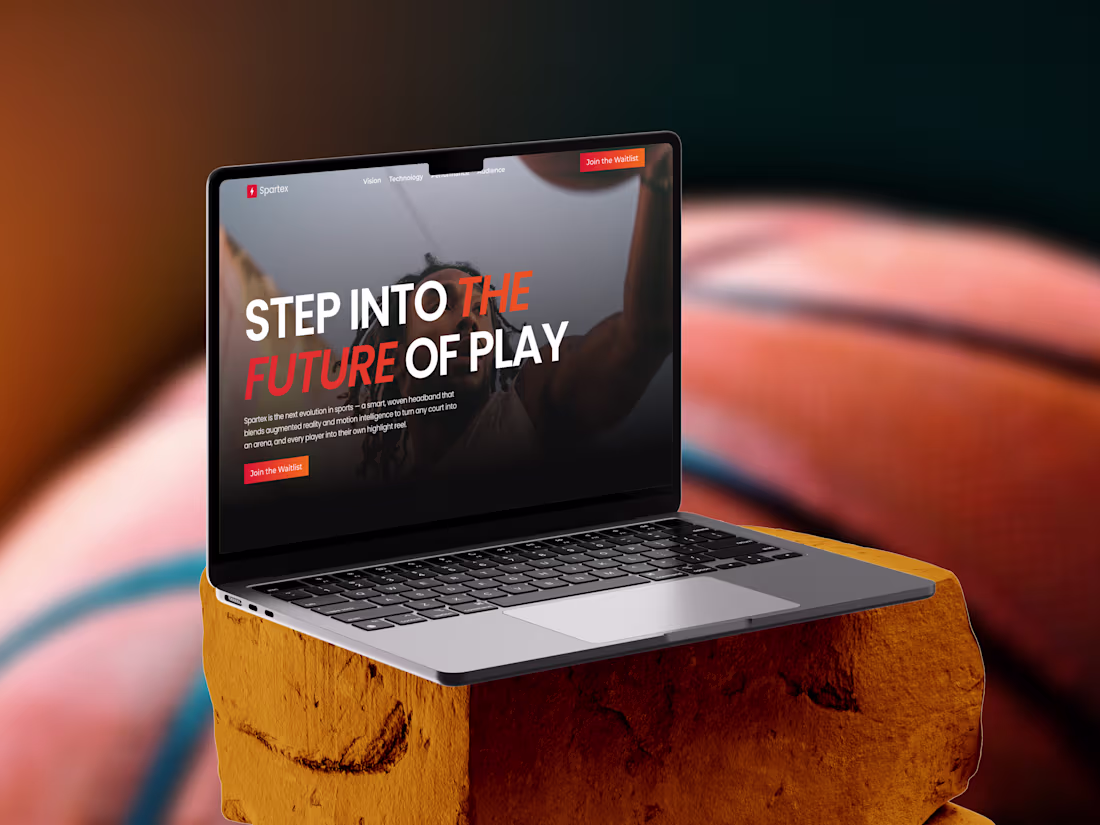 Cover image for SPARTEX — Immersive Sports Technology Website