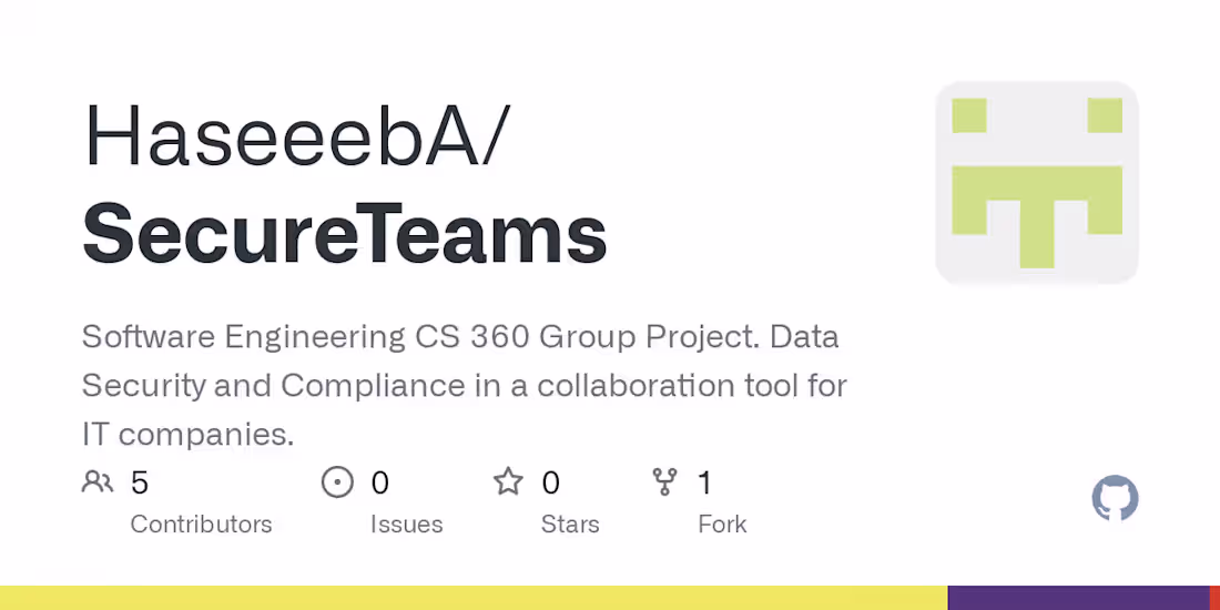 Cover image for HaseeebA/SecureTeams