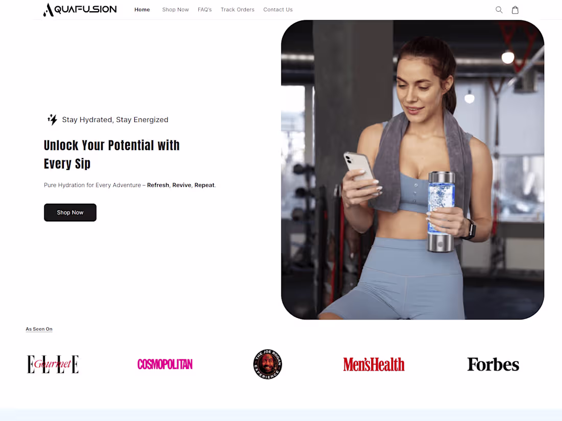 Cover image for https://theaquafusion.co/