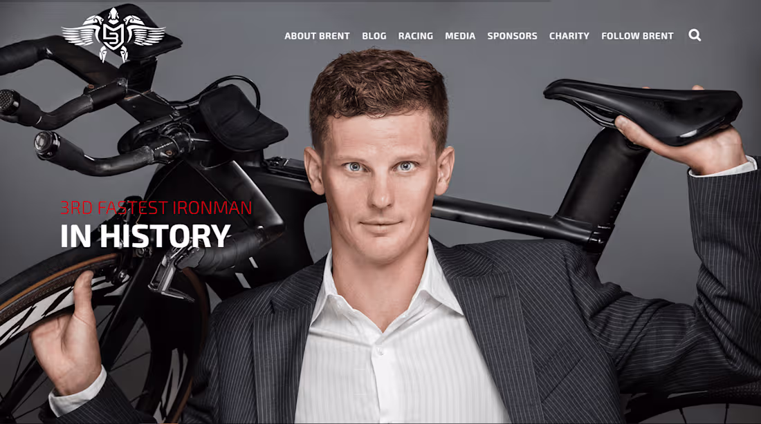Cover image for Website - International Ironman Champion Brent McMahon 