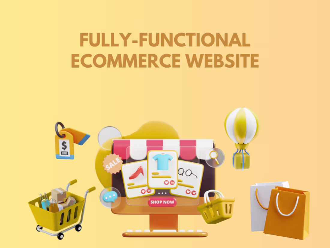 Cover image for E-commerce website development