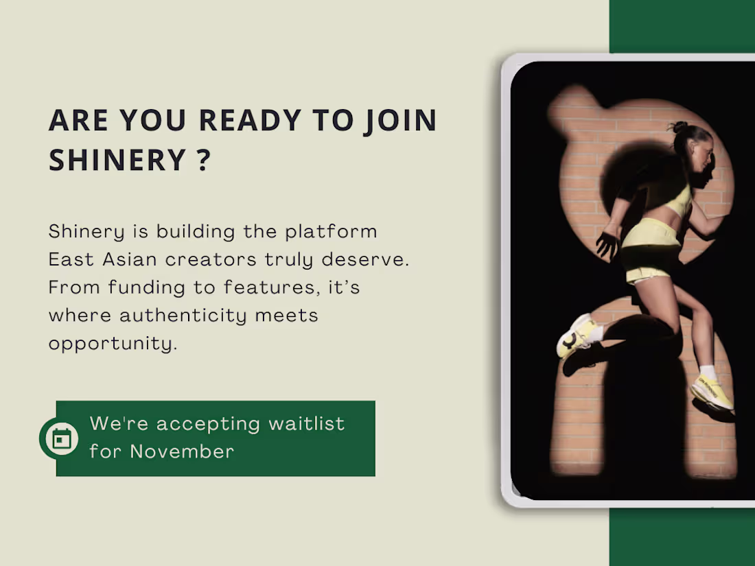 Cover image for Shinery Platform – Empowering East Asian Creators