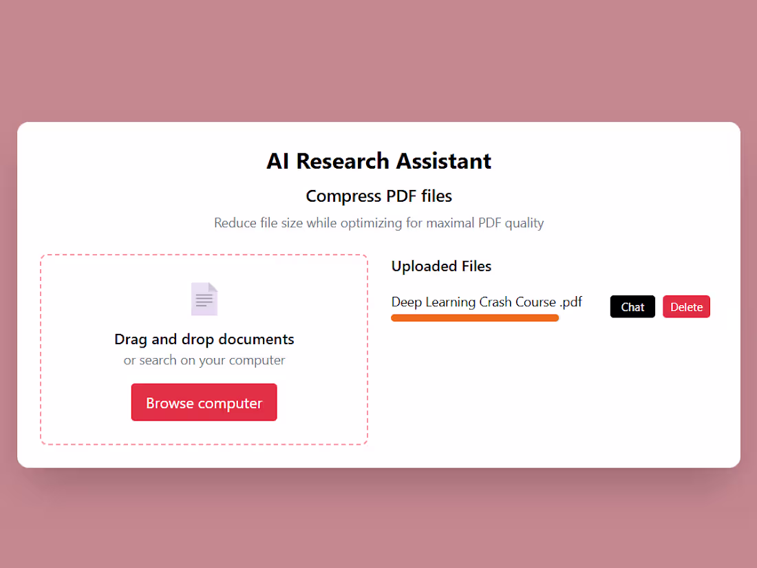 Cover image for AI Research Assistant Development