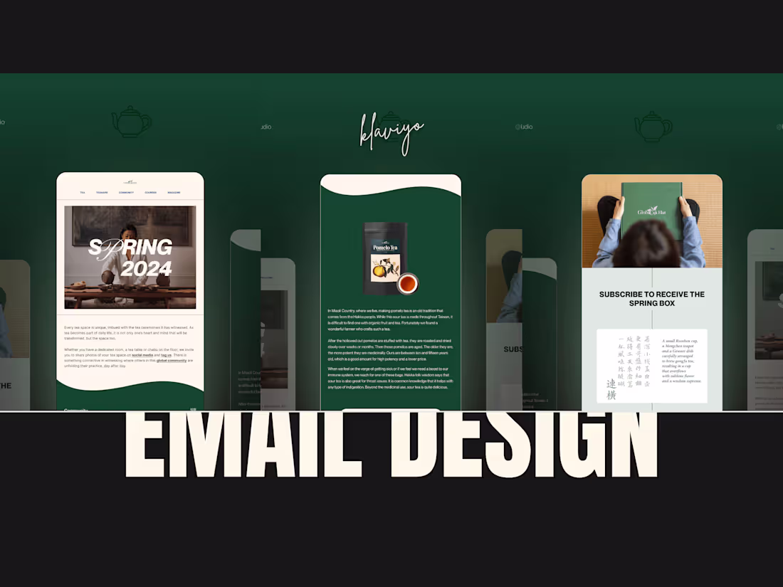 Cover image for Email Marketing Design · Klaviyo