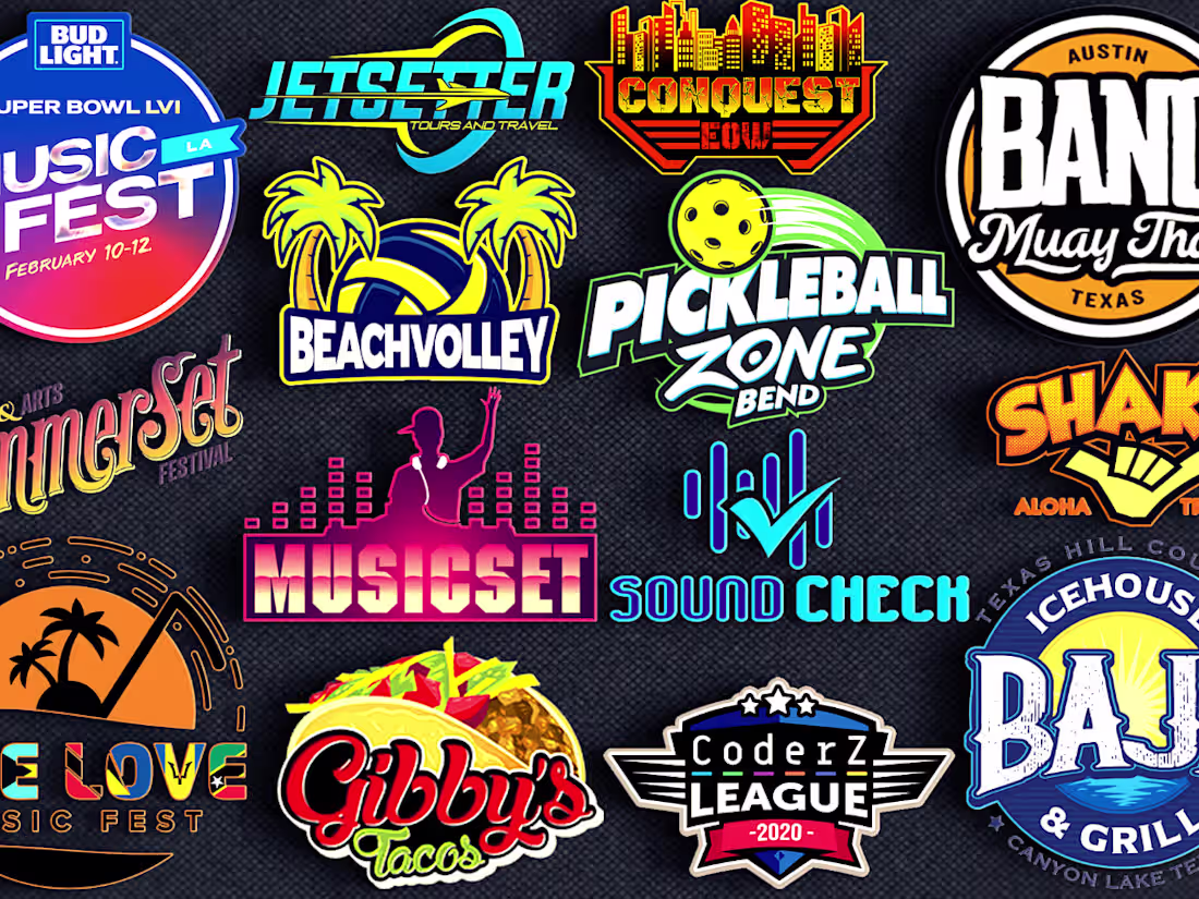 Cover image for I will do creative sports fitness event music business logo desi