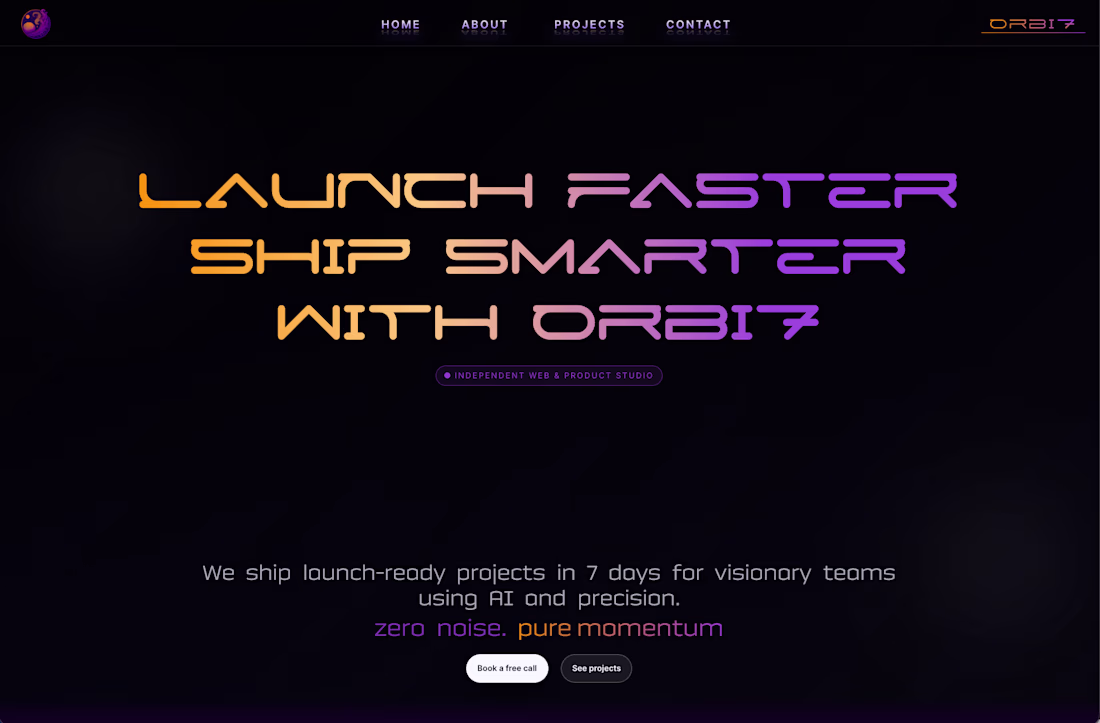 Cover image for A marketing site for my