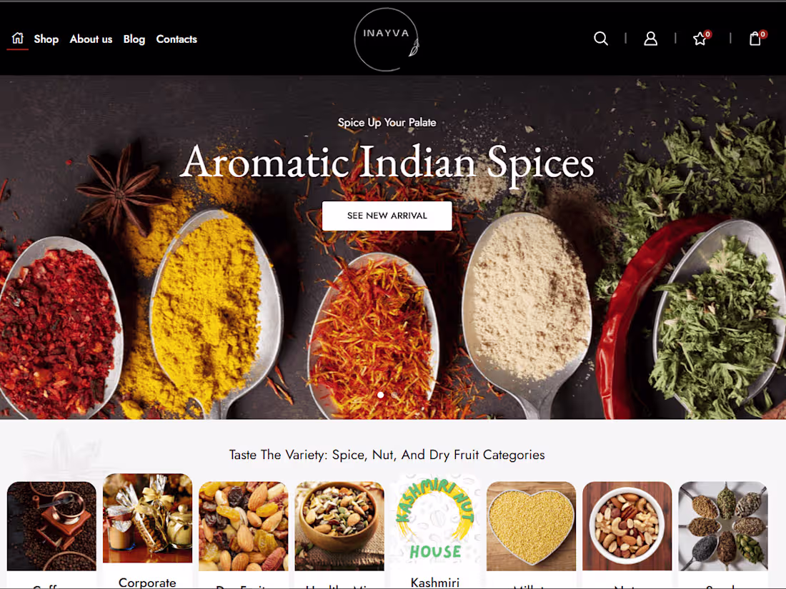 Cover image for Inayva Ecommerce Website