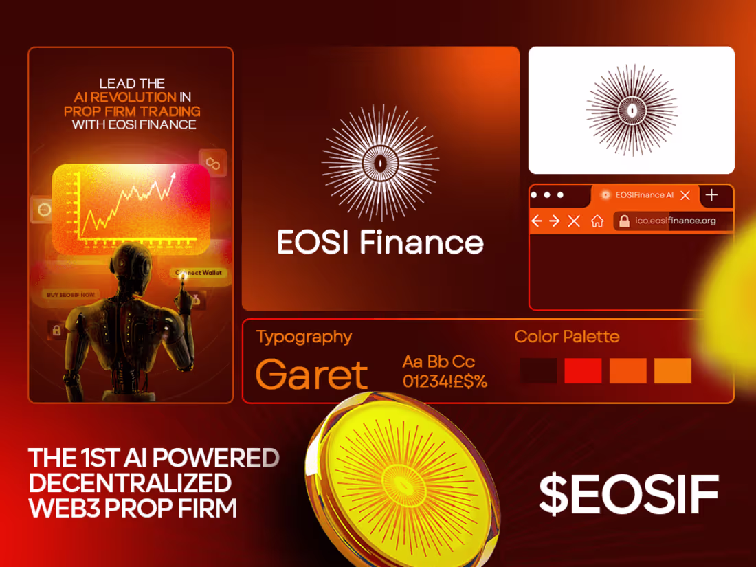 Cover image for EOSIFinance Brand Identity Design