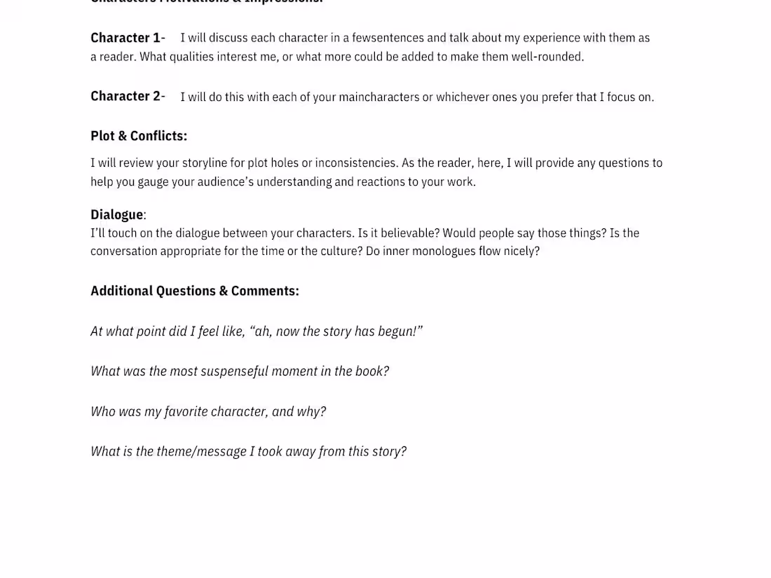 Cover image for Beta Reading