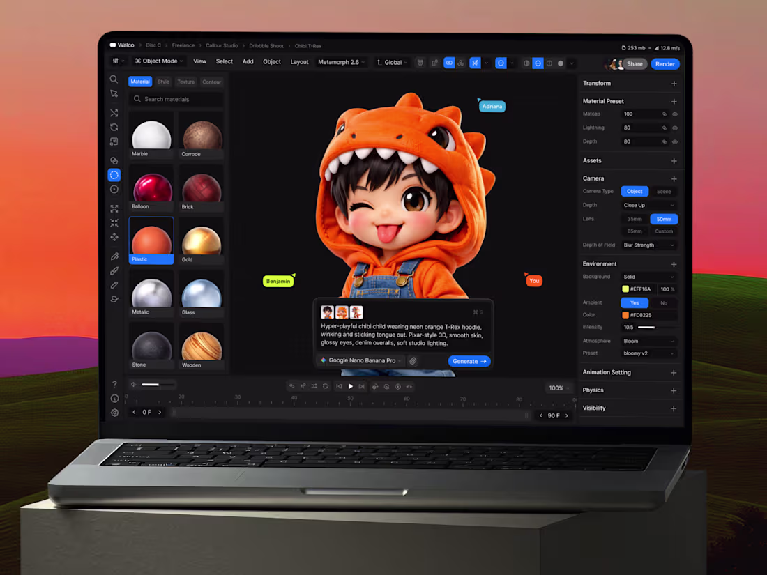 Cover image for Walco is an AI-powered 3D