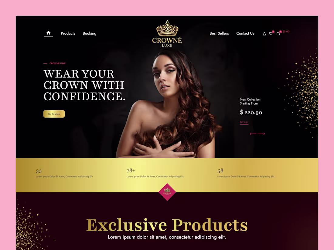 Cover image for 🎯 High-End Glamour | Crowné