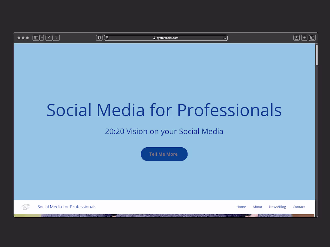 Cover image for Copywriting for a SMM's personal website