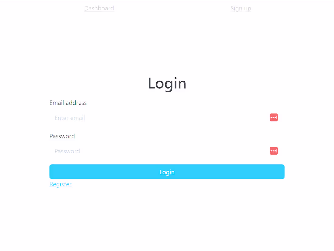 Cover image for Auth web App