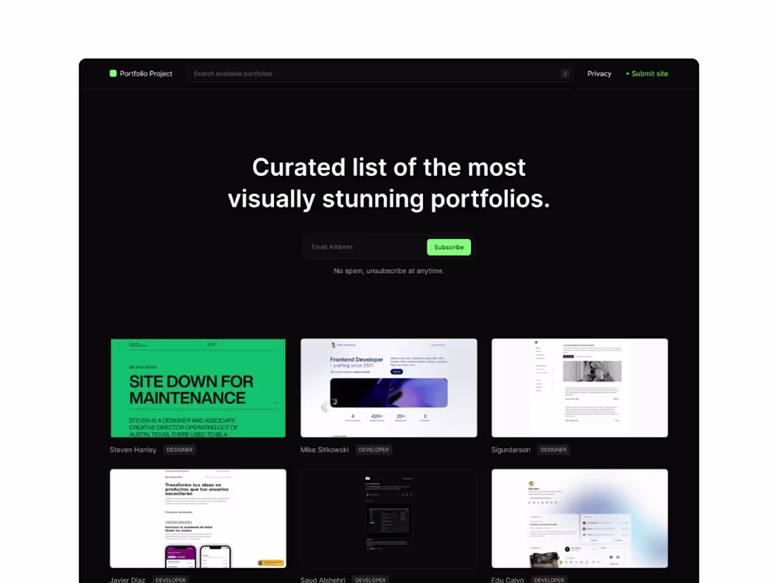 Cover image for Portfolio Project